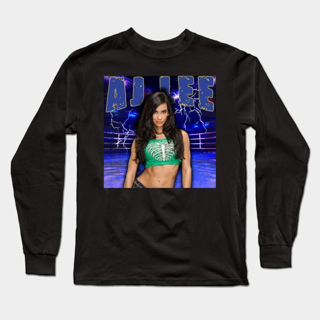 AJ LEE Long Sleeve T-Shirt by Rofi Art